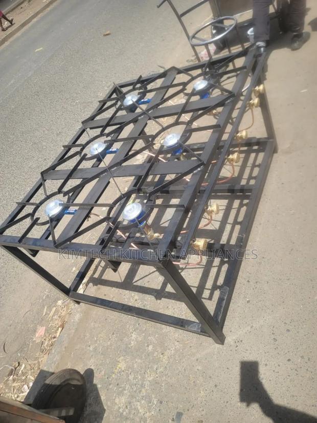 Mild Steel 6burner Cooker