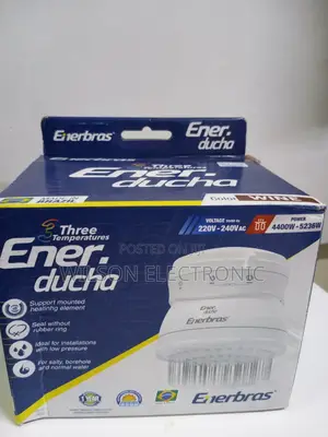 Enerbras 3t Hot Shower. 3 Temperature Settings