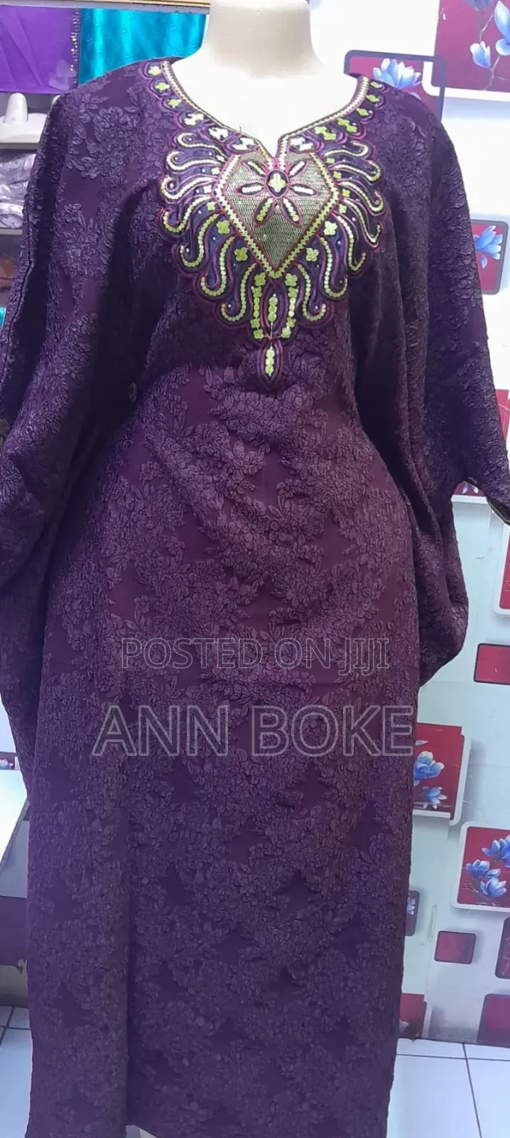 New Fabric With Embroidery*Comes With Head Gear* *Free Size*