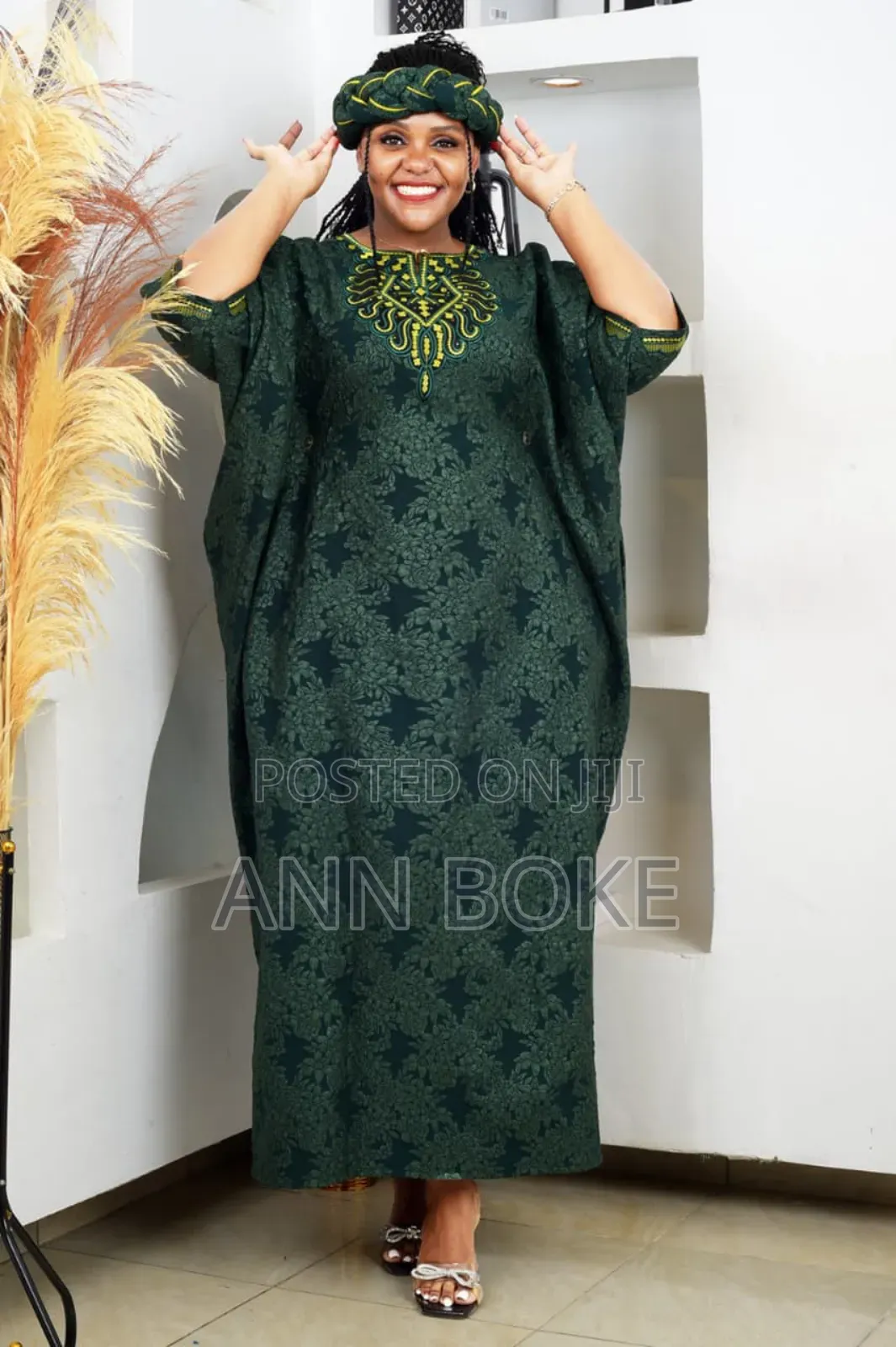 New Fabric With Embroidery*Comes With Head Gear* *Free Size*