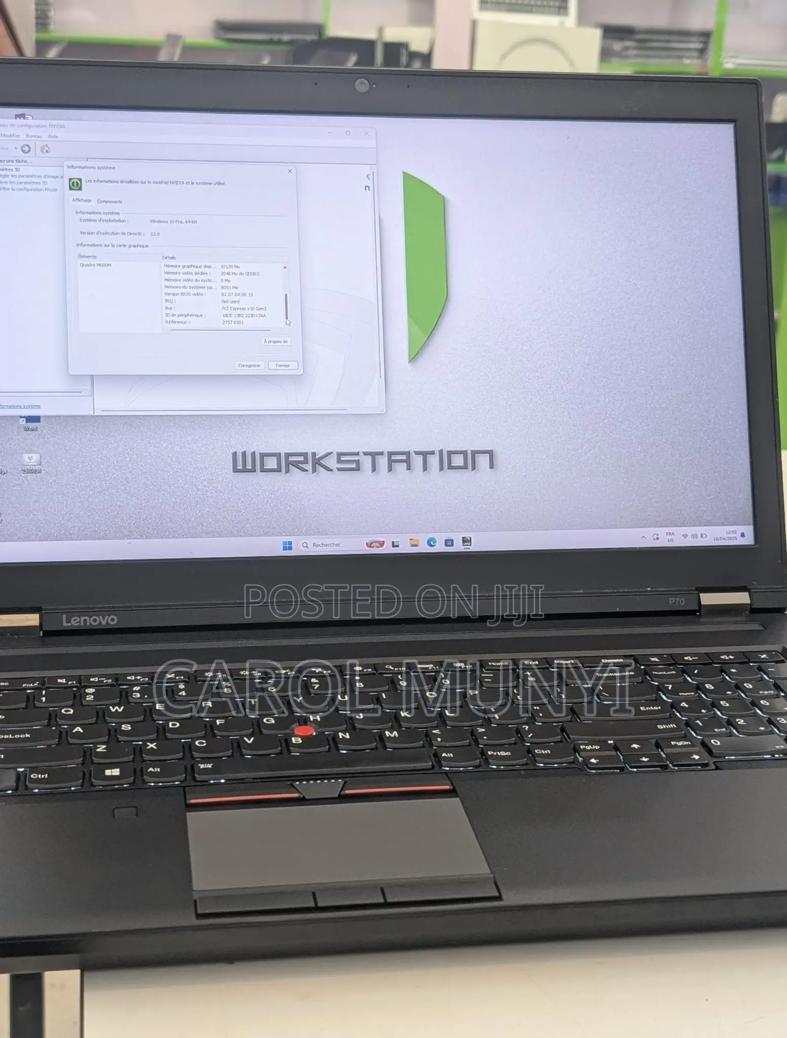 New Laptop Lenovo ThinkPad P70 8GB Intel Core i7 SSD 1T