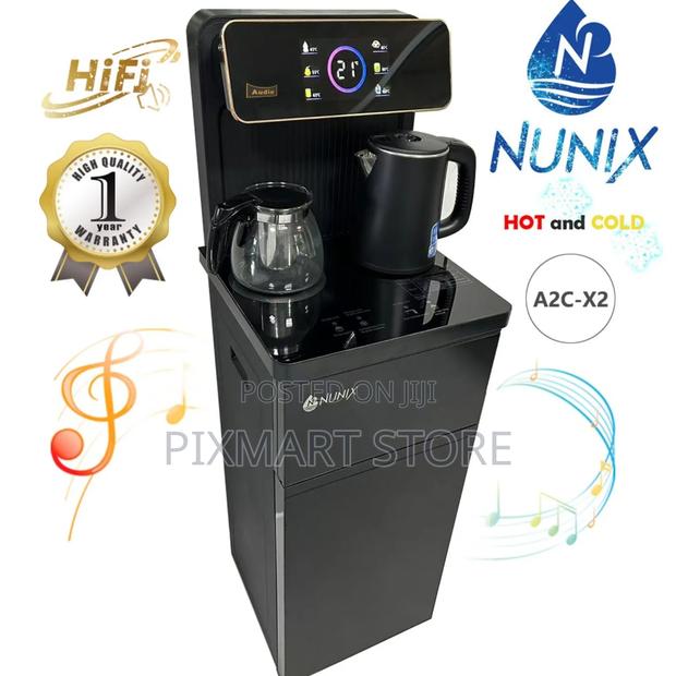 Nunix A2c-X2 Water Dispenser With Music System Black