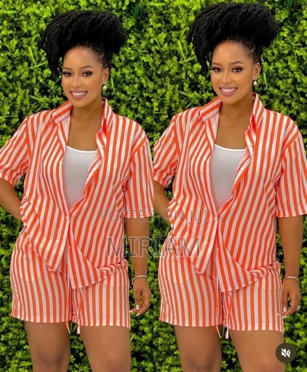 2pc Short Stripped Set - thumbnail 4