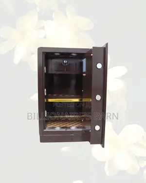 Fireproof Biometric Steel Safe 60 Kg Dual Alarm
