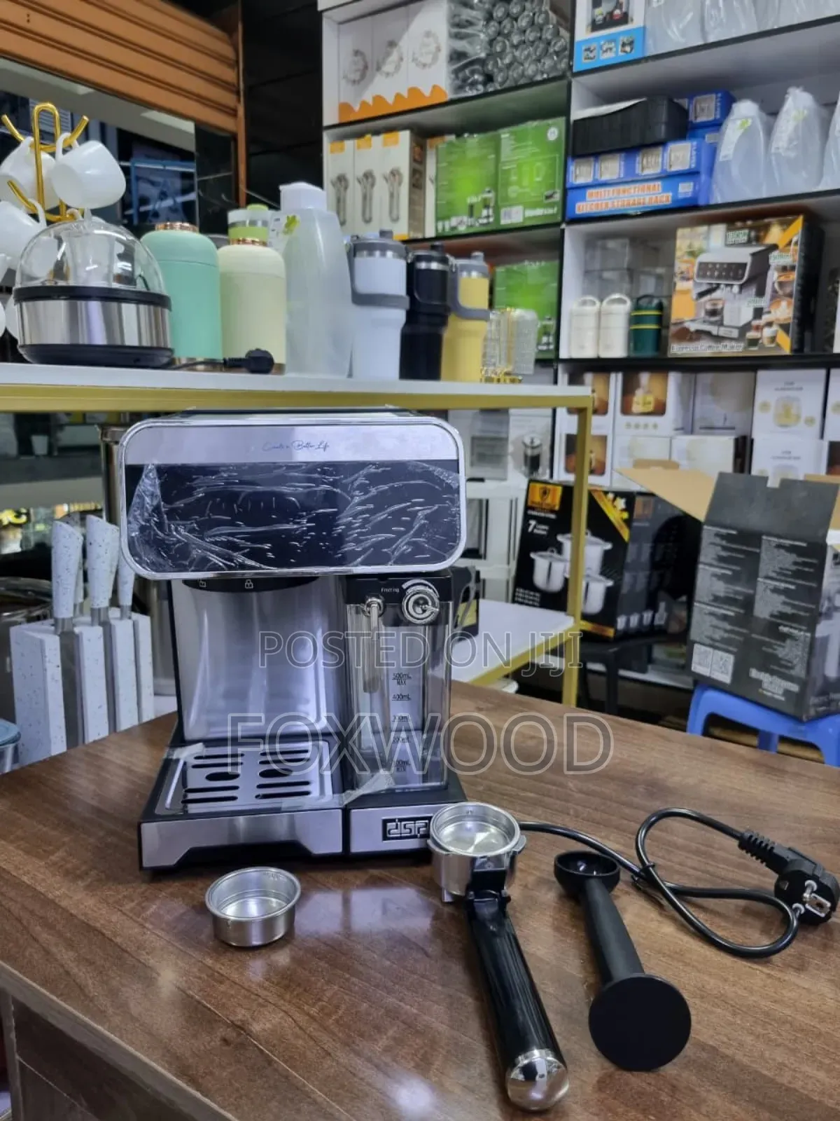 *Expresso Coffee Maker.