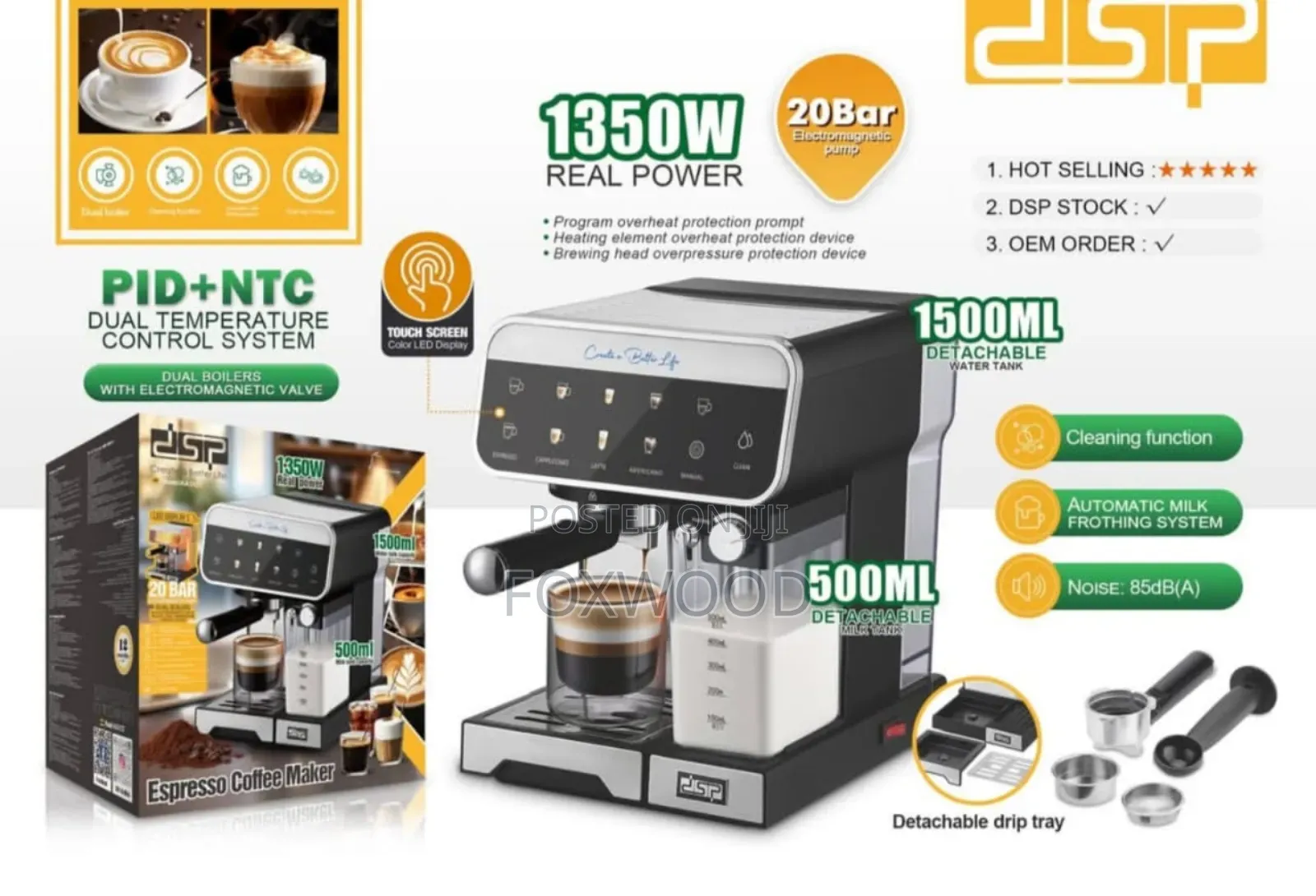 *Expresso Coffee Maker.