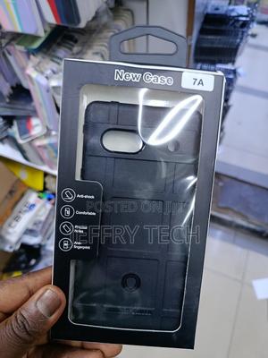 Black Rugged Shield Case Designed for the Google Pixel 7a - thumbnail 2