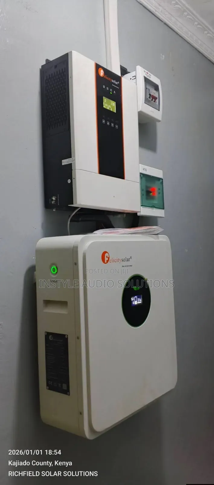 3kw System - 2.56kwh Lithium Battery - (4)470w Solar Pay on Delivery