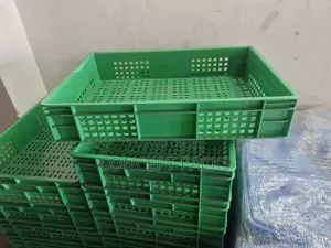 Plastic Half Grocery Storage Crates