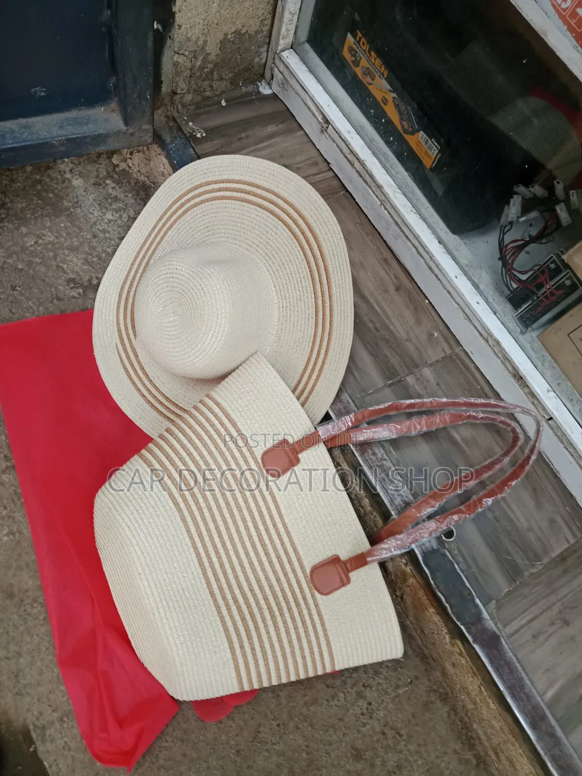 2in1 Beach Hat and Bag Set
