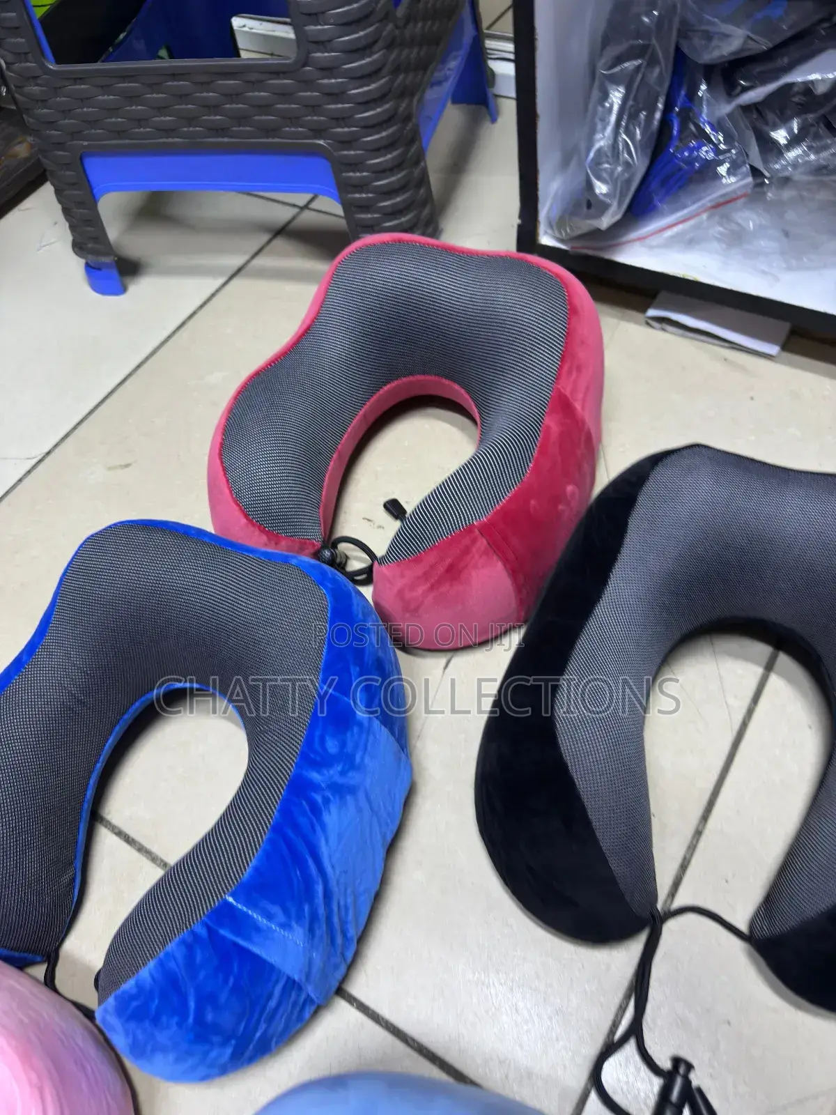 Unisex Microfibre Travel Neck Pillows