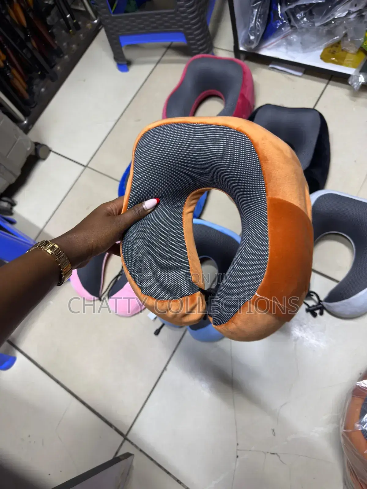 Unisex Microfibre Travel Neck Pillows