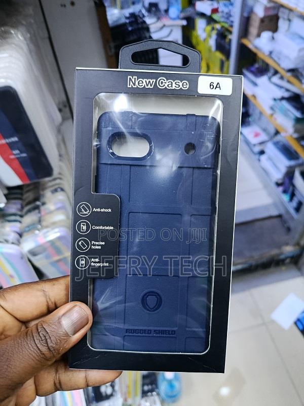 Blue "Rugged Shield" Protective Case Designed for the Google Pixel 6a - main view