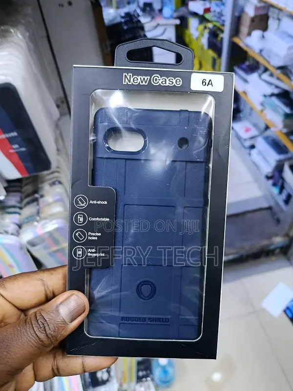 Blue "Rugged Shield" Protective Case Designed for the Google Pixel 6a
