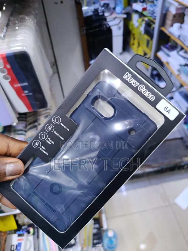 Blue "Rugged Shield" Protective Case Designed for the Google Pixel 6a - thumbnail 2