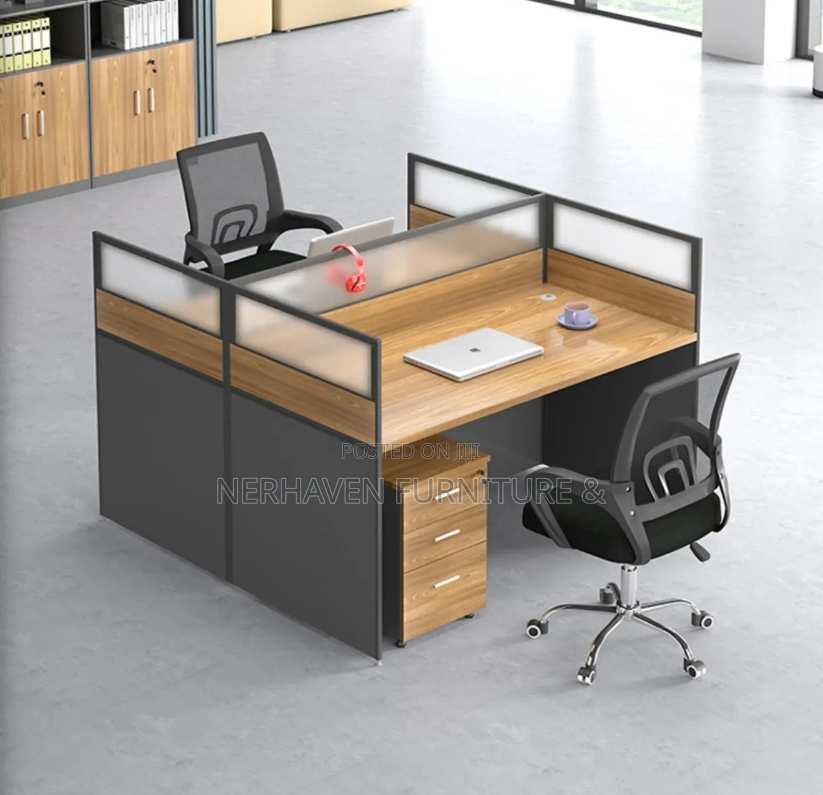 2 Way Office Workstation – Modern Dual Desk