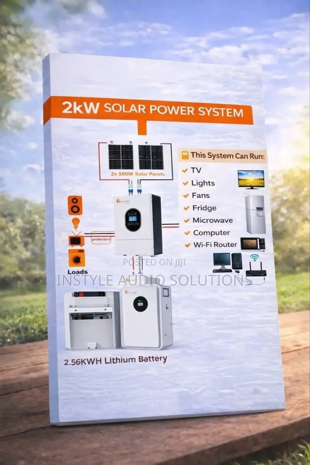 2kw Lithium Solar Package Plus Free Installation Pay on Delivery