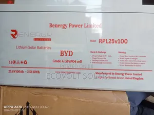 25.6v 2.56kwh 100ah Renergy Lithium Battery