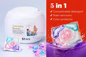 5-in-1 Laundry Pods + Laundry Beads