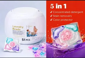 5-in-1 Laundry Pods + Laundry Beads