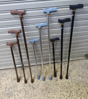 Adjustable Metallic Walking Sticks.