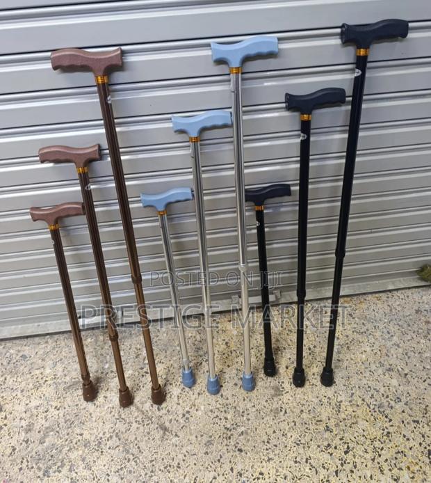 Adjustable Metallic Walking Sticks. - main view