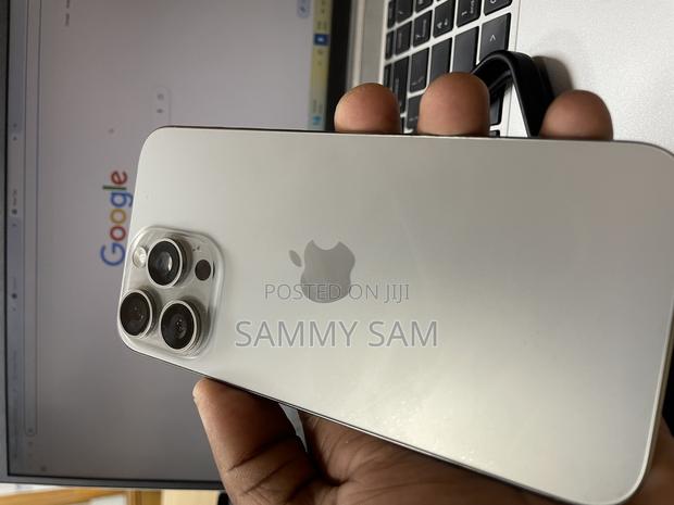 Apple iPhone 15 Pro Max 256 GB Silver - thumbnail 4