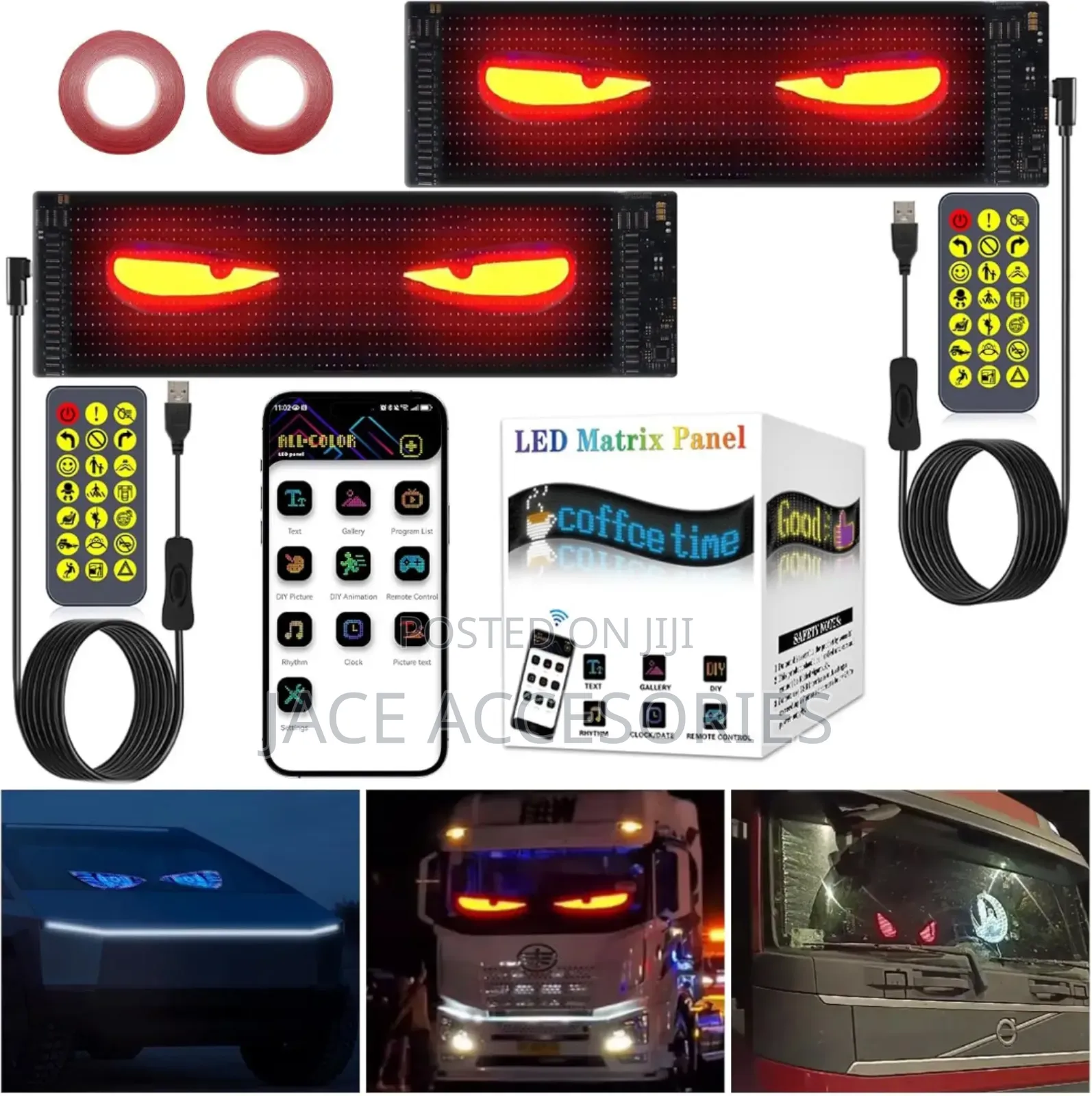 Usb Car Flexible Matrix Light 60cm