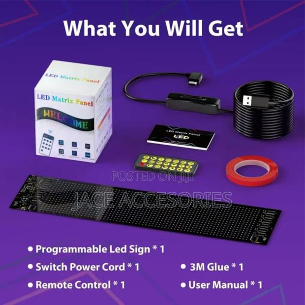 Usb Car Flexible Matrix Light 60cm - thumbnail 4