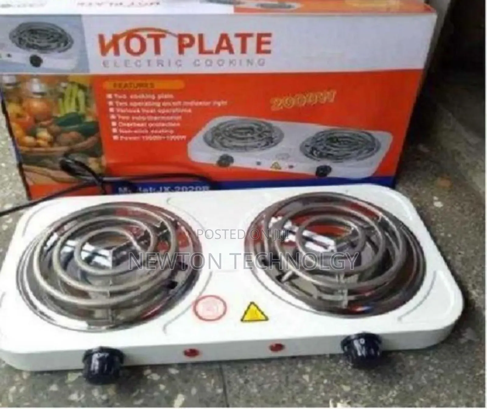 Double Hot Plate Burner Cooker