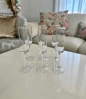 Elegant Crystal Champagne Glass Flutes