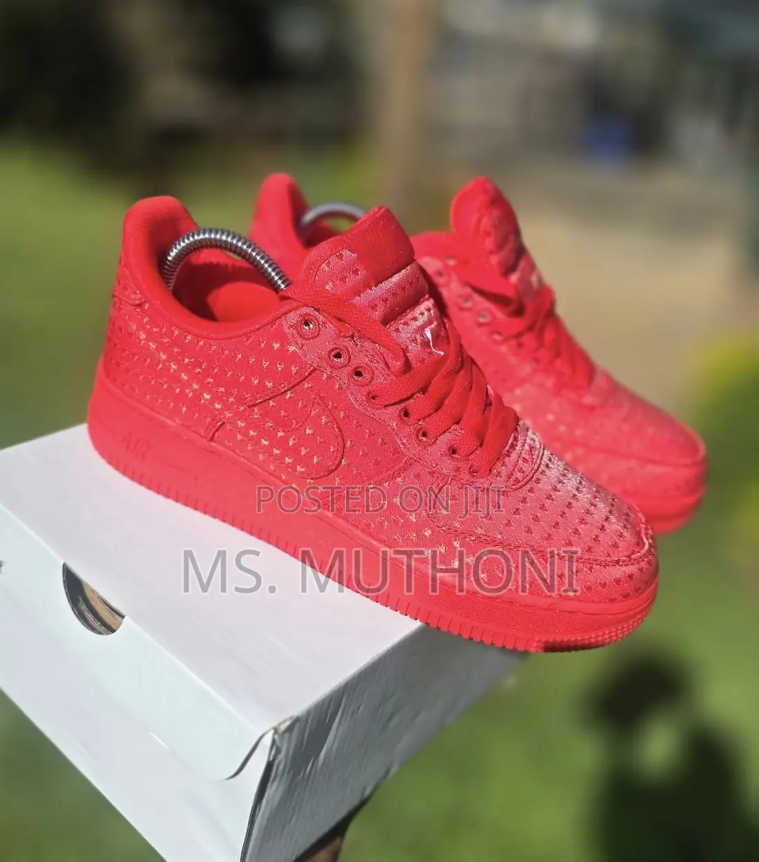 Airforce 1 Bold University Red Colorway