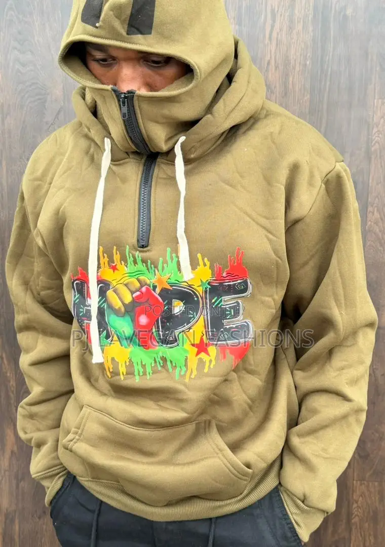 Men Full Zip Hoodie (High Quality Cotton) 3d