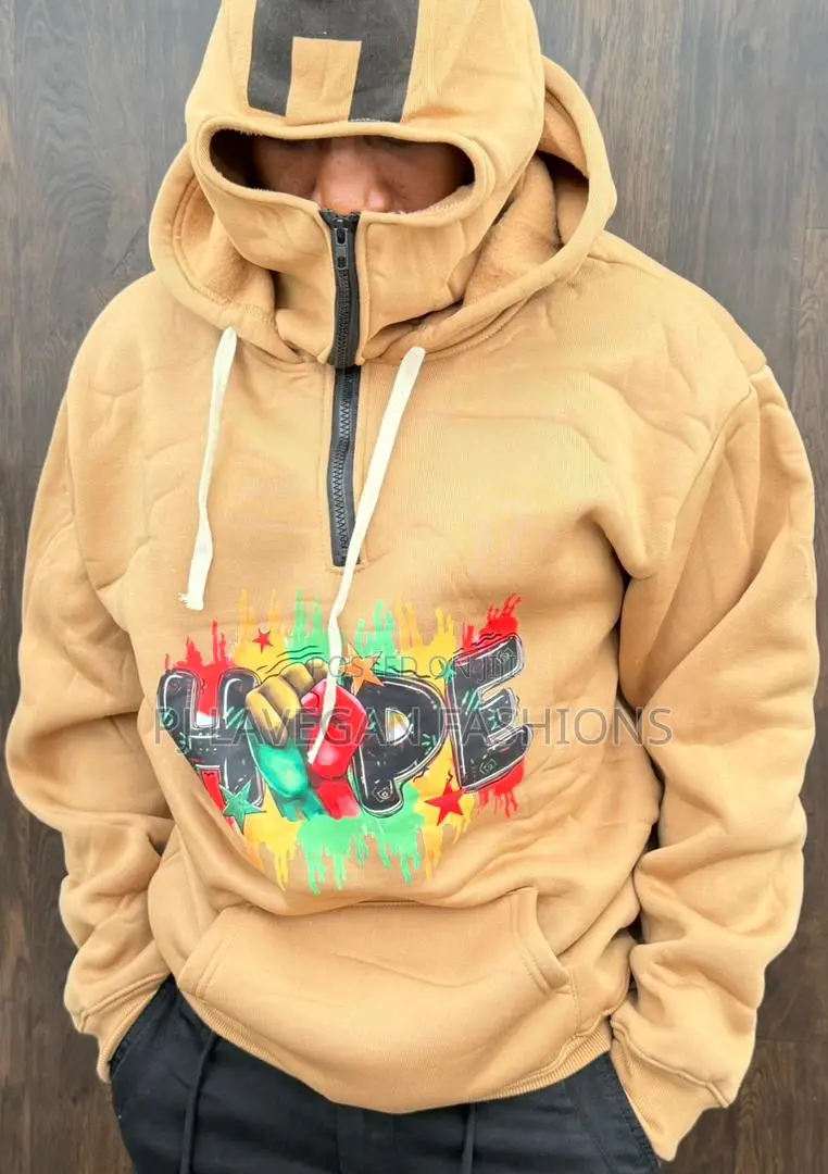 Men Full Zip Hoodie (High Quality Cotton) 3d