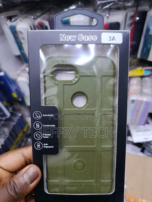 Green Rugged Shield Case Designed for the Google Pixel 3a