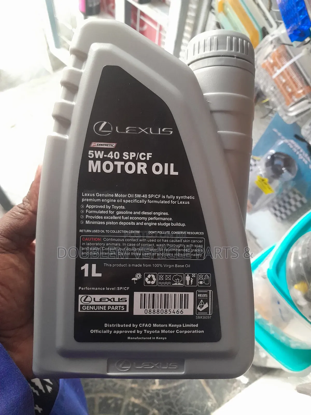 Synthetic Motor Engine Oil Lexus 5w-40 Sp/Cf 1 Litre/1l High Quality