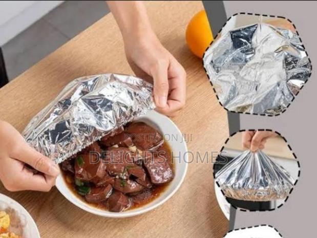 Reusable 10pcs Aluminium Film Foil Food Covers-P