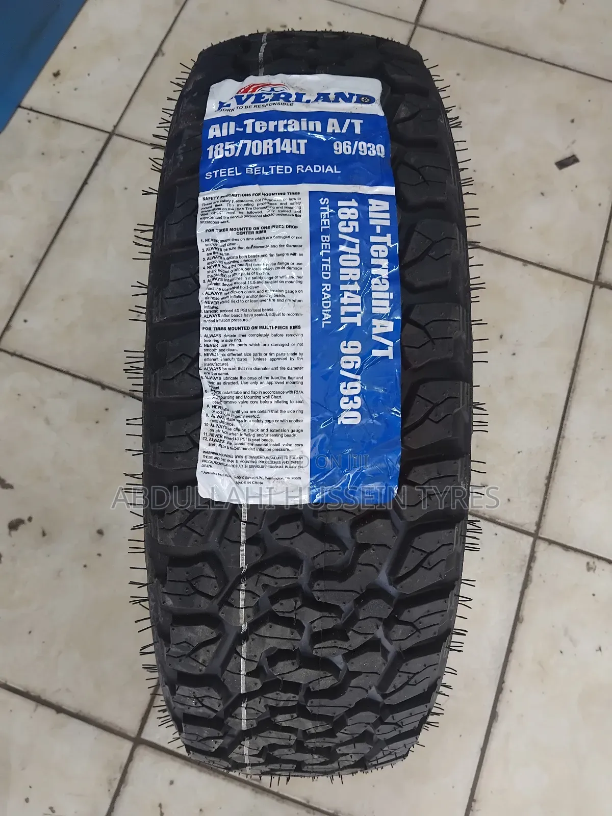 185/70 R14 Everland a/T 8pr