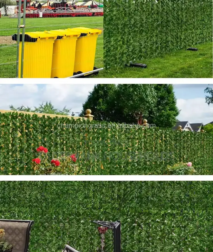 Realistic Artificial Leaf Privacy Fence