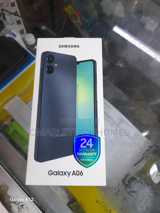 New Samsung Galaxy A06 64 GB Black - thumbnail 2
