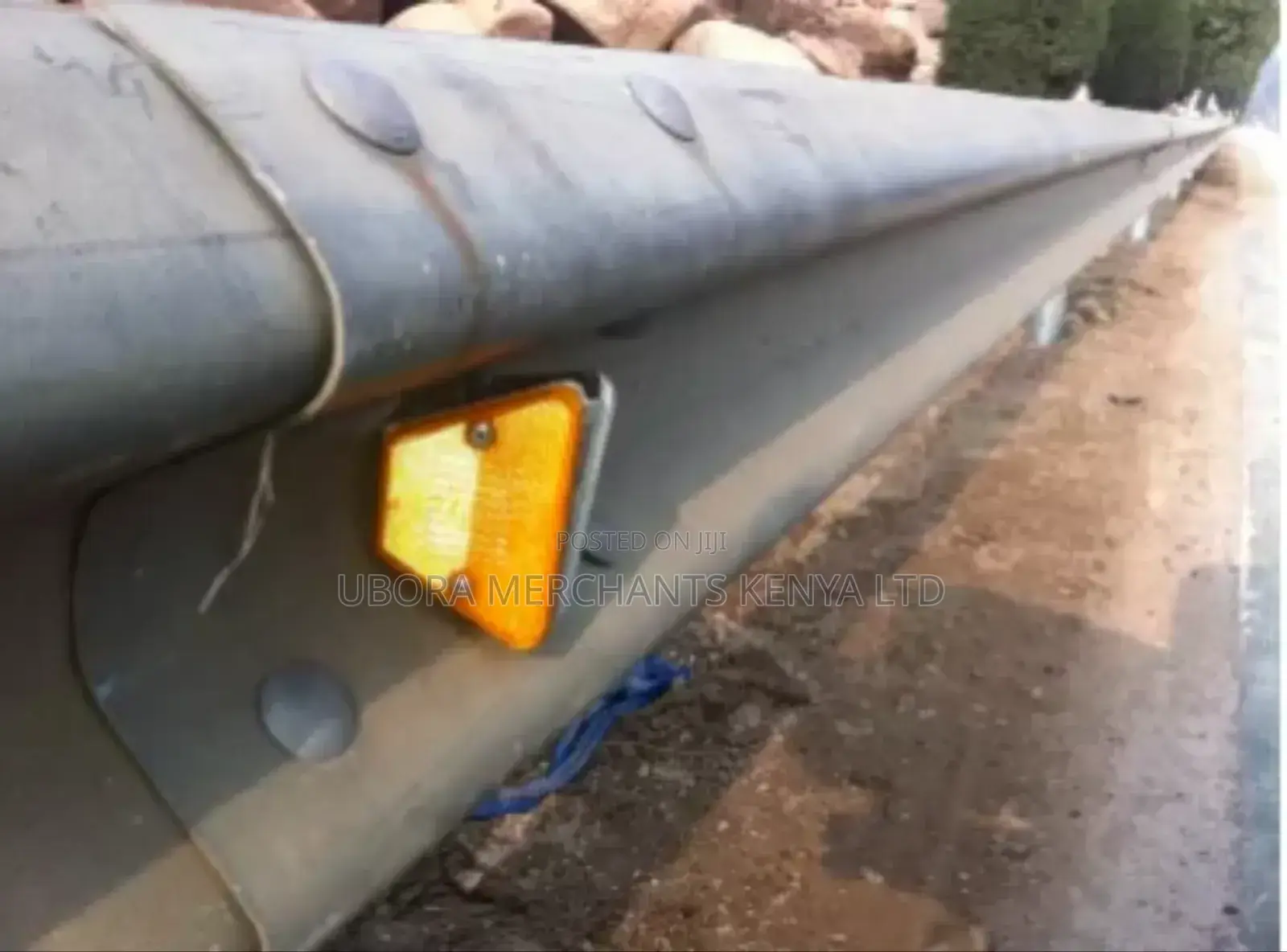 Guardrails Barrier Reflectors - Yellow