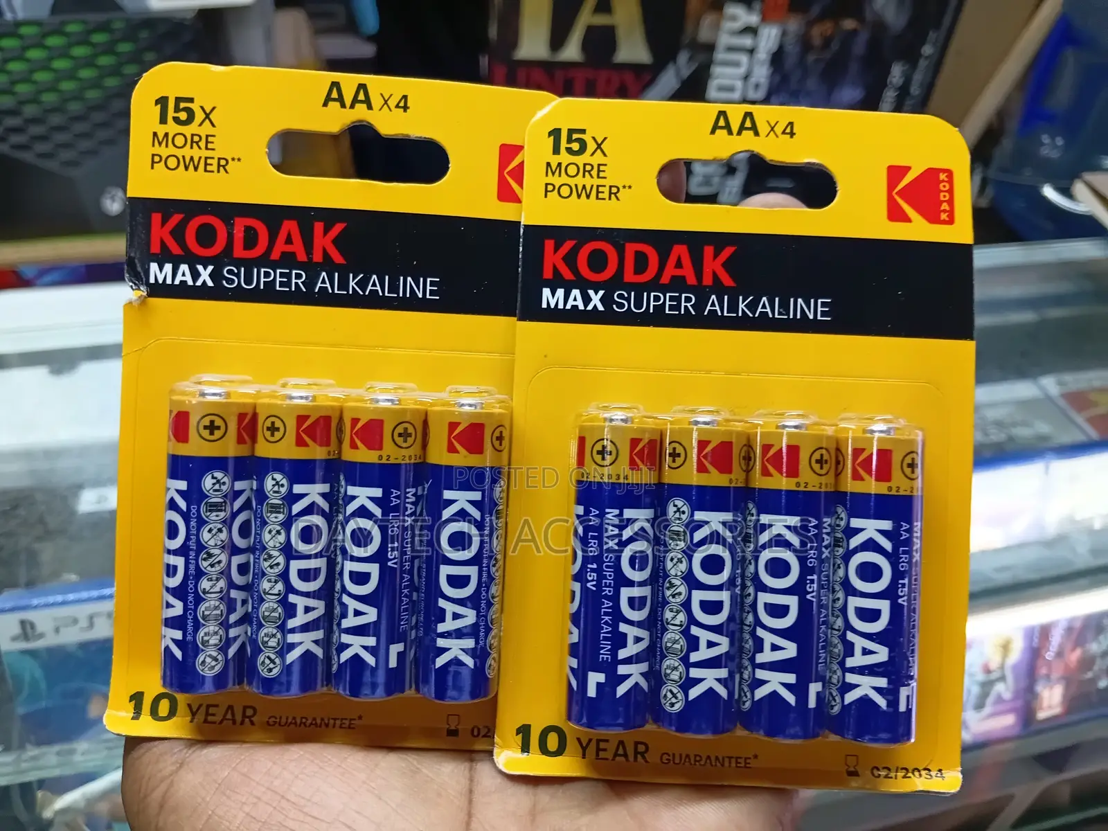 Kodak Max Super Alkaline Aa Rechargable Batteries 4-Pack