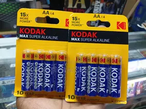 Kodak Max Super Alkaline Aa Rechargable Batteries 4-Pack