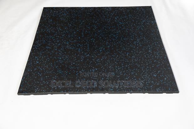 20mm Thick Gym Rubber Mats – Anti-Slip Interlocking Tiles