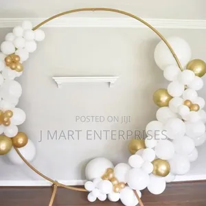Round Balloon Arch Backdrop Stand Wedding Arch Frame Decor