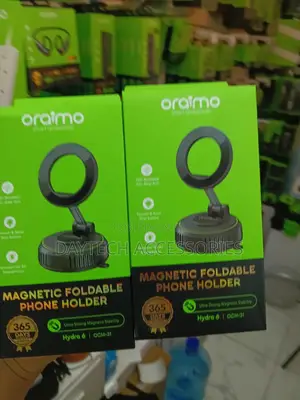 The Oraimo Hydra 6 (Model Ocm-31) Magnetic Foldable Phone Holder.