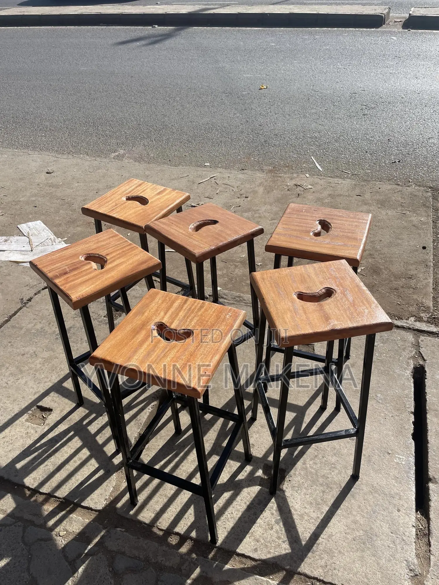 Square Wooden Stools