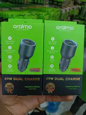 Oraimo Powerdrive 7691 Pro Car Charger (Model Occ-7691d).