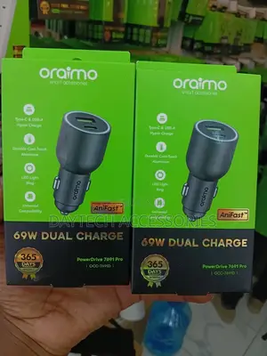 Oraimo Powerdrive 7691 Pro Car Charger (Model Occ-7691d).