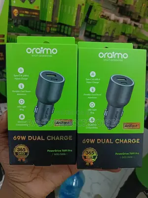 Oraimo Powerdrive 7691 Pro Car Charger (Model Occ-7691d).